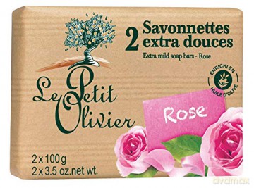 Le Petit Olivier Extra gentle soap rose 2 x 100 g
