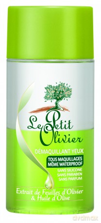 Le Petit Olivier Make-up remover eye makeup with extract of olive leaves and olive oil 125 ml