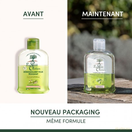 Le Petit Olivier Make-up remover eye makeup with extract of olive leaves and olive oil 125 ml