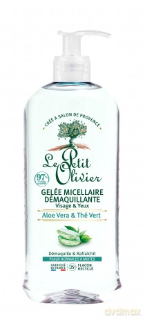 Le Petit Olivier Micellar Cleansing Gel Aloe Vera and Green Tea (Micellar Clean sing Gel) 400 ml