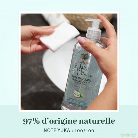 Le Petit Olivier Micellar Cleansing Gel Aloe Vera and Green Tea (Micellar Clean sing Gel) 400 ml
