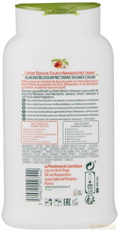 Le Petit Olivier Shower Cream Nectarine Flower (Shower Cream) 250 ml