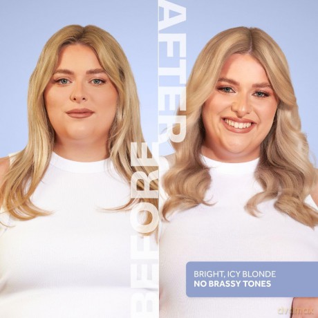 Lee Stafford Bleach Blonde Hair Treatment with Ice White (Cool Shots) 4 x 15 ml