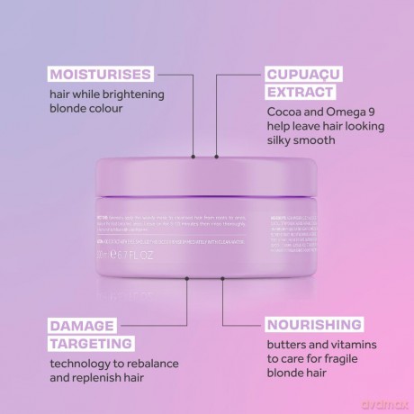Lee Stafford Mask for everyday use for blonde and lightened hair Bleach Blonde s (Everyday Care Treatment) 200 ml
