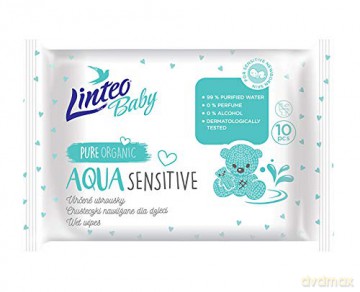 Linteo Wet wipes Baby Aqua Sensitiv e - Variant: 10 pcs