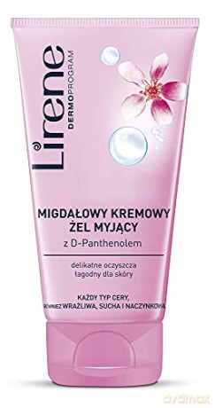 Lirene Cream cleansing gel with D-panthenol (Creamy Almond Wash Gel) 150 ml