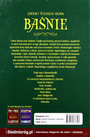 Baśnie Grim (twarda) - Bracia Grimm [KSIĄŻKA]