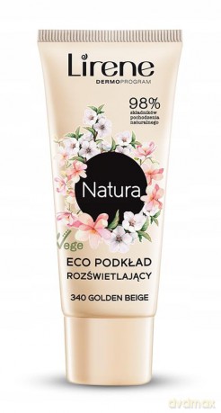 Lirene Natura (Eco Brightening Make Up Foundation) 30 ml - Shade: 340 Golden Beige