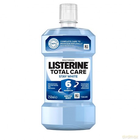 Listerine Mouthwash with whitening effect Total Care Stay White - Volume: 250 ml