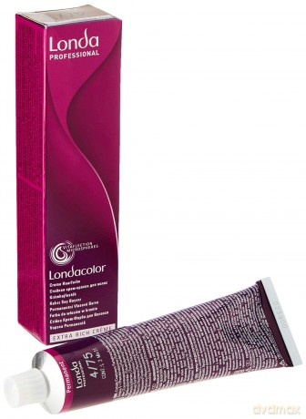 Londa Professional Permanent Color Extra Rich Creme 60 ml - Shade: 4/75 Medium Brunette Brown Red