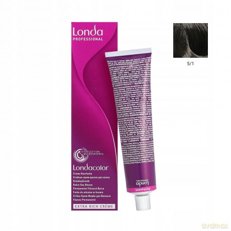Londa Professional Permanent Color Extra Rich Creme 60 ml - Shade: 5/1 Light Brunette Ash