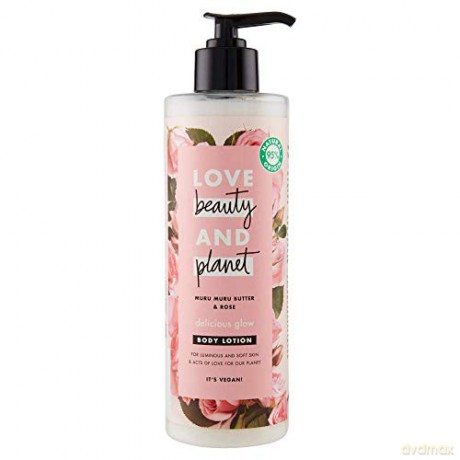 Love Beauty and Planet Delicious Glow Body Lotion with rose oil and butter muru muru 400 ml