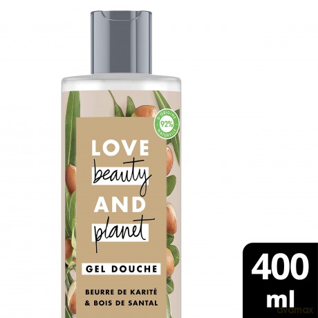 Love Beauty and Planet Shower Gel with shea butter and sandalwood (Shower Gel) 400 ml
