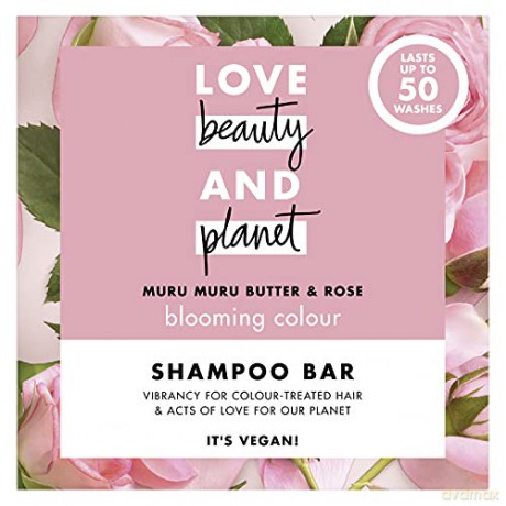 Love Beauty and Planet Solid shampoo with rose oil and muru muru butter (Shampoo Bar) 90 g