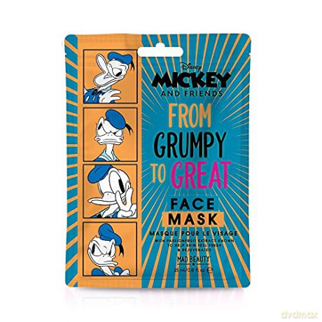 Mad Beauty Face mask M&F Sheet Cosmetic Sheet Mask Donald 25 ml