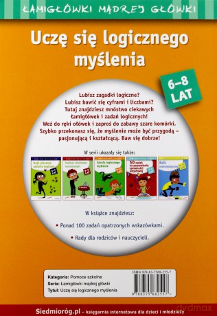 Uczę Się Logicznego Myślenia 6-8 Lat [KSIĄŻKA]