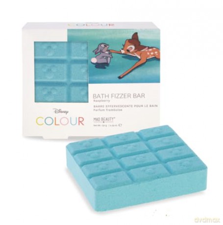 Mad Beauty Sparkling bath bomb in the shape of a chocolate table Color Bath Fizzer Bar Bambi 130 g