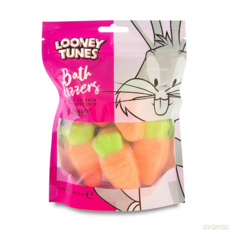 Mad Beauty Sparkling bath bombs Looney Tunes Bugs Bunny Bath Fizzer Pack 6 x 30 g
