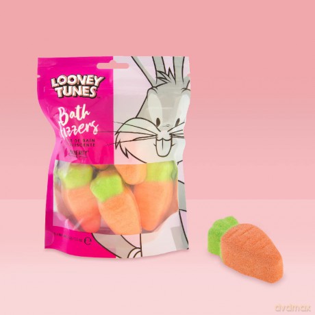 Mad Beauty Sparkling bath bombs Looney Tunes Bugs Bunny Bath Fizzer Pack 6 x 30 g