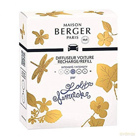 Maison Berger Paris Car refill for car diffuser Lolita Lempicka (Car Diffuser Recharge/Refill) 2 pcs