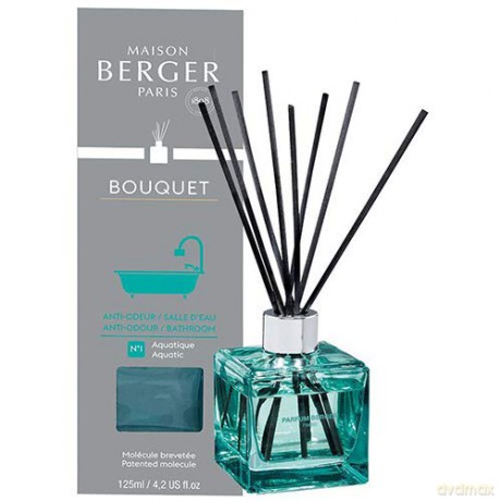 Maison Berger Paris Cube diffuser in the Aquatic bathroom (Anti-odour Bathroom) 125 ml