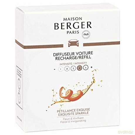 Maison Berger Paris Exqusite Sparkle Intensive Glitter Refill (Car Diffuser Recharge/Refill) 2 pcs