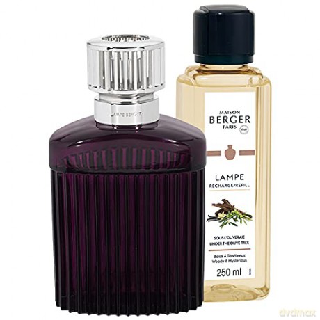 Maison Berger Paris Gift set catalytic lamp Alpha plum + filling Pod Olivovníkem 250 ml