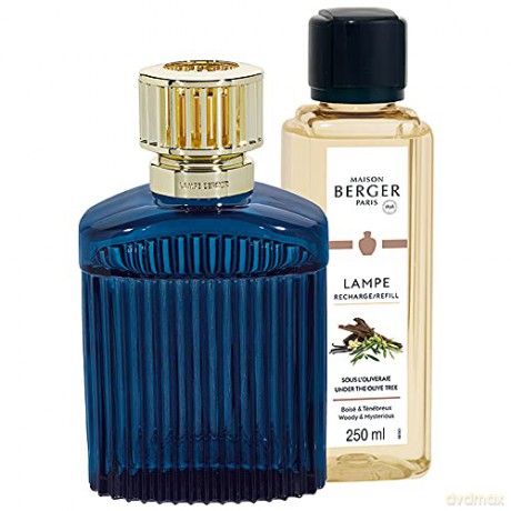 Maison Berger Paris Gift set catalytic lamp Alpha royal blue + filling Pod Olivovníkem 250 ml