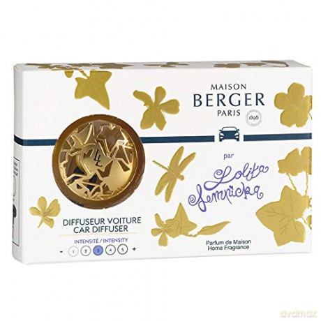 Maison Berger Paris Gift set for car diffuser Gold + Lolita Lempicka refill