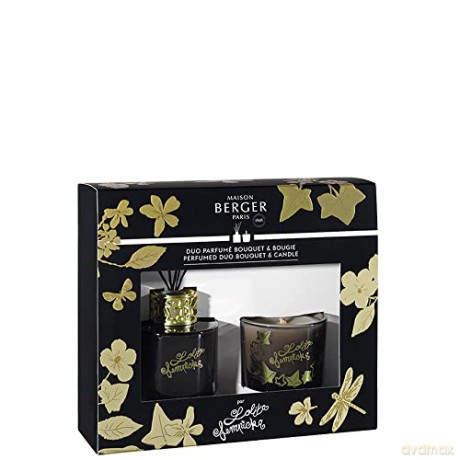 Maison Berger Paris Gift set Lolita Lempicka diffuser 80 ml + candle 80 g black