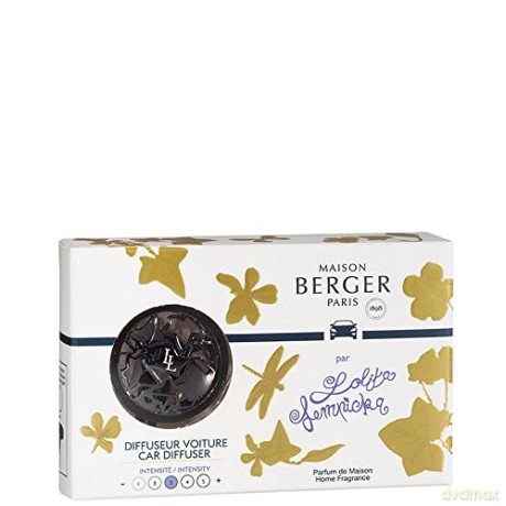 Maison Berger Paris Gift set of car diffuser Gun metal + refill Lolita Lempicka