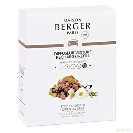 Maison Berger Paris Replacement refill for car (Car Diffuser Recharge/Refill) Oriental Star 2 pcs
