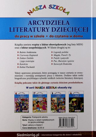 Lektury W Klasie II Wyd. 2012 (twarda) [KSIĄŻKA]