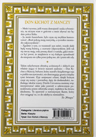 Don Kichot Z Manczy - Miguel De Cervantes Saavedra [KSIĄŻKA]