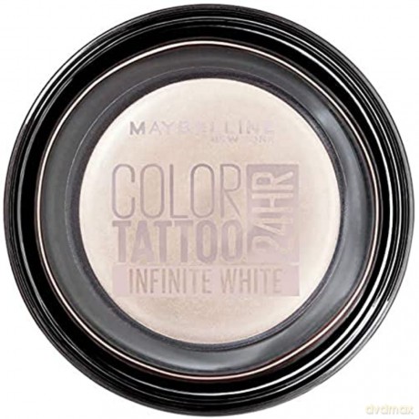 Maybelline Gel Eye Shadow Color Tattoo 4 g - Shade: 45 Infinite White
