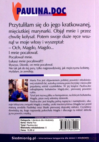 Paulina Doc Tylko Dla Młodzieży - Marta Fox [KSIĄŻKA]