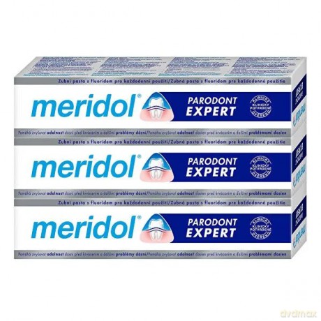 Meridol Toothpaste against bleeding gums and periodontitis Paradont Expert tripack 3 x 75 ml