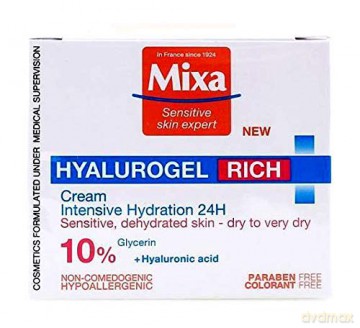 Mixa Intense Hydrating Day Cream (Hyalurogel Rich Cream) 50 ml