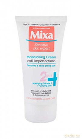 Mixa Moisturizer 2v1 against imperfections Sensitive Skin Expert (Anti-Imperfection Moisturizing Cream) 50 ml