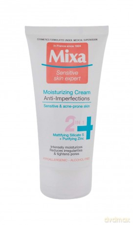 Mixa Moisturizer 2v1 against imperfections Sensitive Skin Expert (Anti-Imperfection Moisturizing Cream) 50 ml