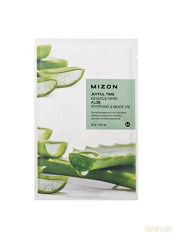 Mizon 3D Face Mask with Aloe Vera for Calming and Hydration of the Face Joyful Time (Essence Mask Aloe) 23 g