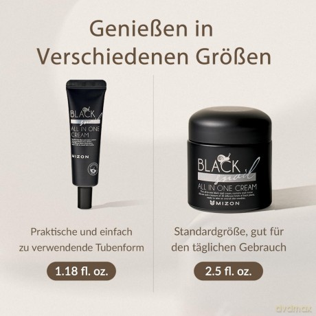 Mizon Black Snail All In One Cream Secret Cream - Volume: 75 ml