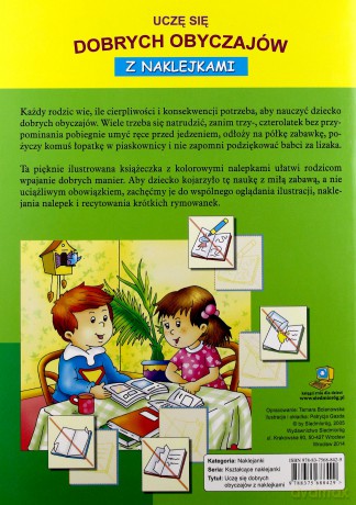 Uczę Się Dobrych Obyczajów Z Naklejkami [KSIĄŻKA]