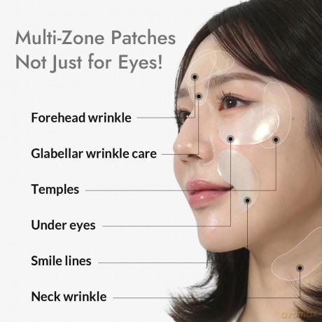 Mizon Premium eye hydrogel mask with white pearl and diamond for wrinkles and skin lightening Pure Pearl (Eye Gel Patch) 60 pcs x 1.4 g