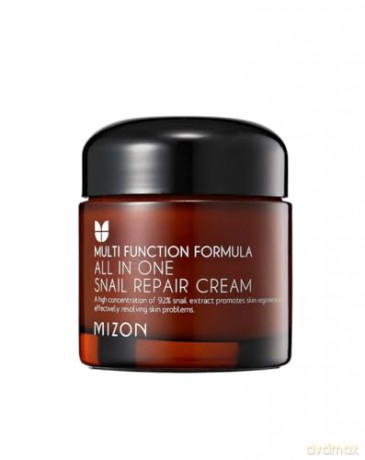 Mizon Regenerating face cream with snail secretion filtrate 92% (All In One Snail Repair Cream) - Volume: 75 ml