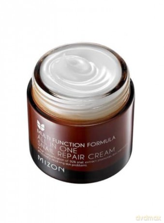 Mizon Regenerating face cream with snail secretion filtrate 92% (All In One Snail Repair Cream) - Volume: 75 ml