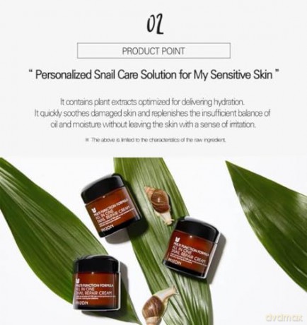 Mizon Regenerating face cream with snail secretion filtrate 92% (All In One Snail Repair Cream) - Volume: 75 ml