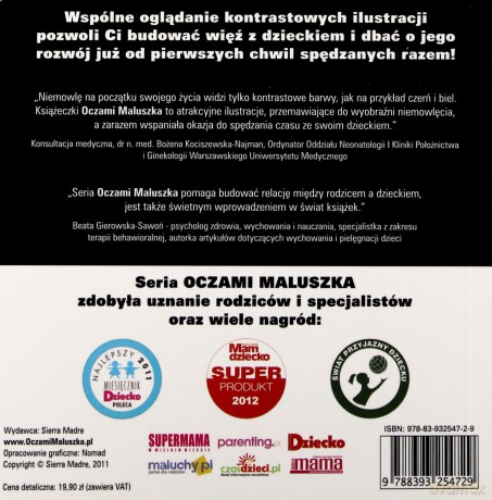 Oczami Maluszka Pierwsza Książeczka Twojego Dziecka (SZTUĆCE) (twarda) [KSIĄŻKA]