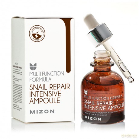 Mizon Rejuvenating facial serum with snail secretion filtrate 80% (Snail Repair Intensive Ampoule) 30 ml