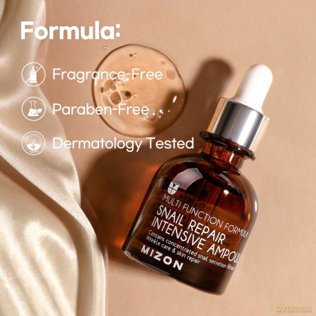 Mizon Rejuvenating facial serum with snail secretion filtrate 80% (Snail Repair Intensive Ampoule) 30 ml
